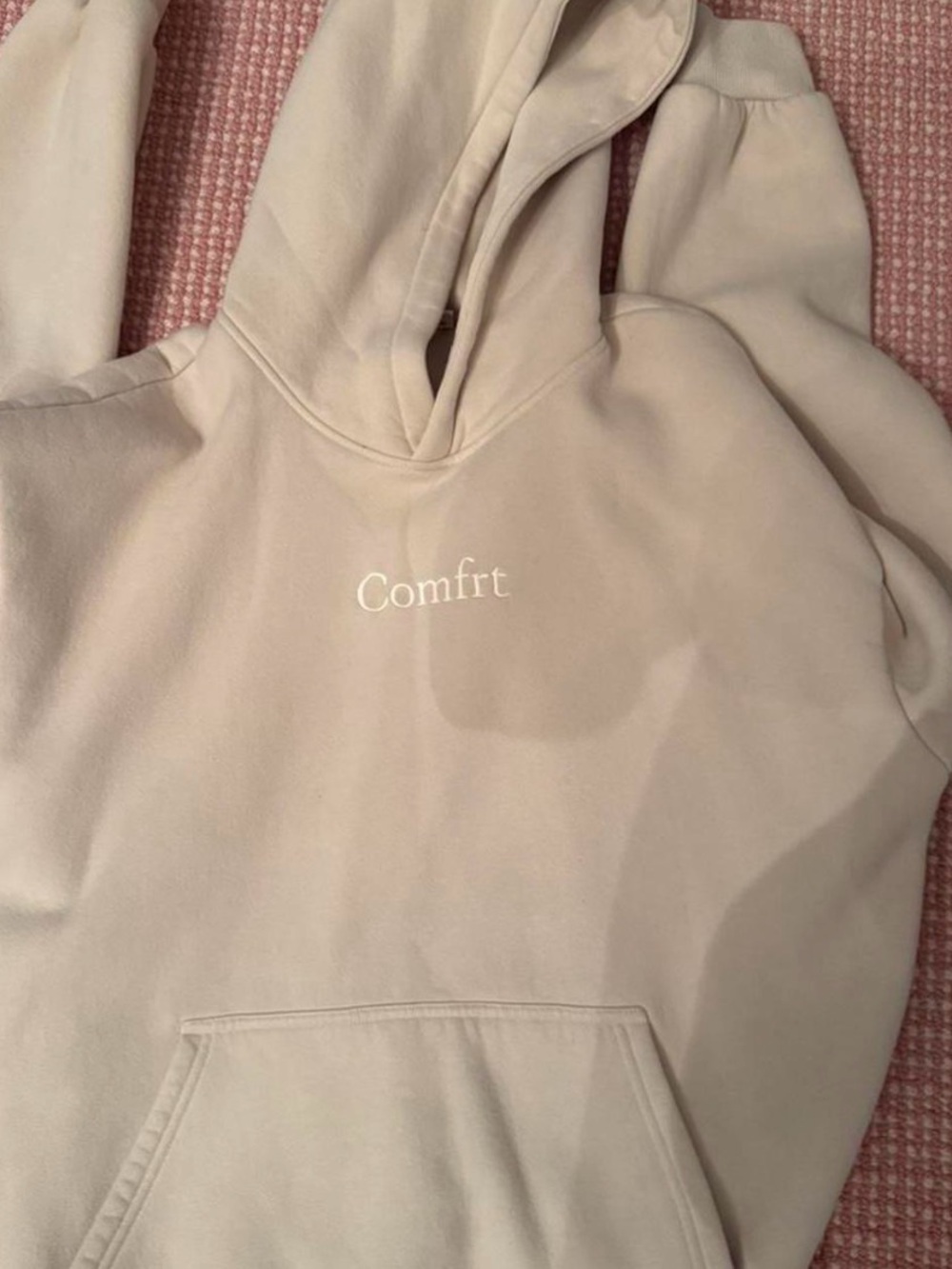 Comfrt Women's Hoodie in Light Beige